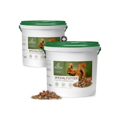 wildtier liebe Eichhörnchenfutter 2 x 2kg