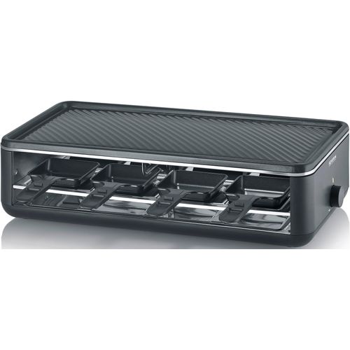 SEVERIN Raclette "Black Line Lite RG 2365", schwarz, B:25cm H:14cm T:49cm, Raclettes, Raclette-Grill