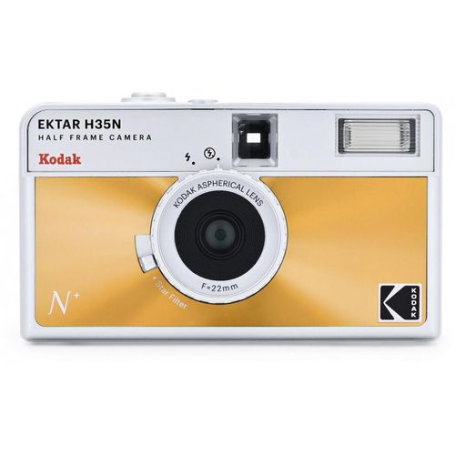 Kodak Half Frame Film Camera EKTAR H35N Orange