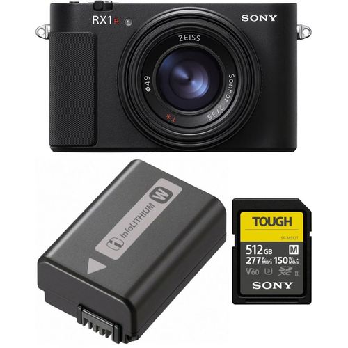 Sony DSC-RX1R III + Sony NP-FW50 Akku + Sony SDXC 512GB Tough UHS-II