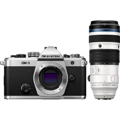 OM System OM-3 Silber + OM System M.Zuiko ED 50-200mm f2.8 IS PRO