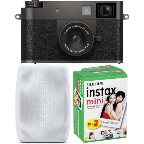 Fujifilm X-HF1 Anthrazit + Fujifilm Instax Mini Link3 + DP Film