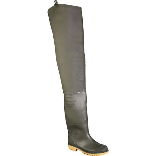 Dikamar Herren Tigh Wader Fischerstiefel / Gummistiefel Administrator FS1131 (45 EUR) (Grün)