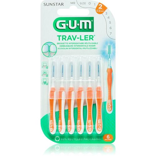 G.U.M Trav-Ler Interdental Interdentale Tandenragers 0,9 mm 6 st