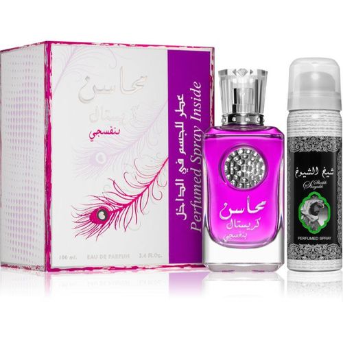 Lattafa Mahasin Crystal Violet Gift Set voor Vrouwen
