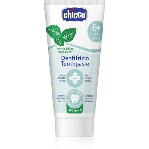 Chicco Toothpaste Mild Mint Kinder Tandpasta Leeftijd 6+ 1 st