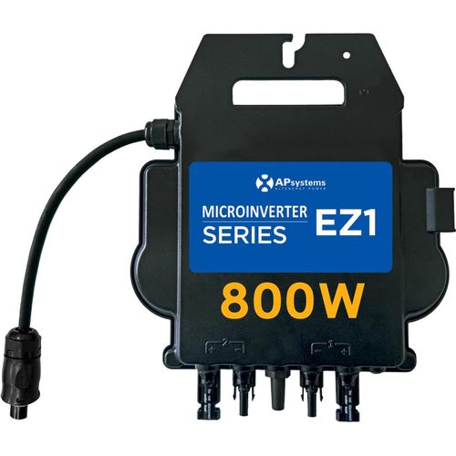 APsystems EZ1-M 800W Mikrowechselrichter mit WLAN & Bluetooth, PV VDE , Plug & Play Wechselrichter ideal für Balkonkraftwerk