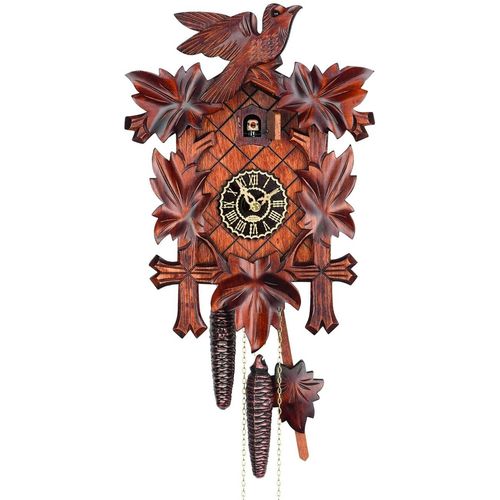 Trenkle - 1100-3_nu - geschnitzte Kuckucksuhr - Kettenuhrwerk 1 Tag - Kuckuck Classic