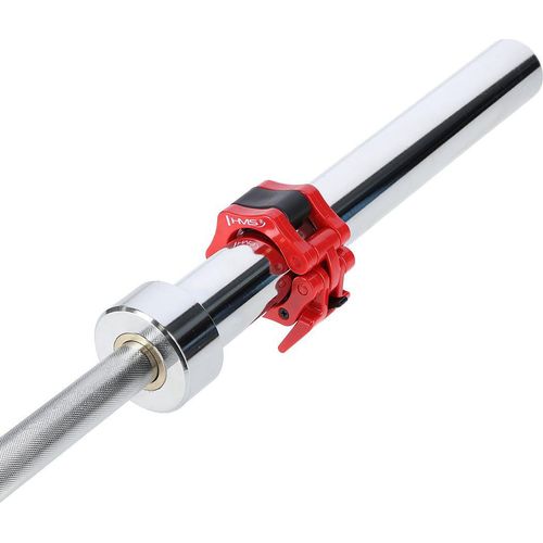 Olympische Langhantel 220 cm mit Klemmverschlüssen