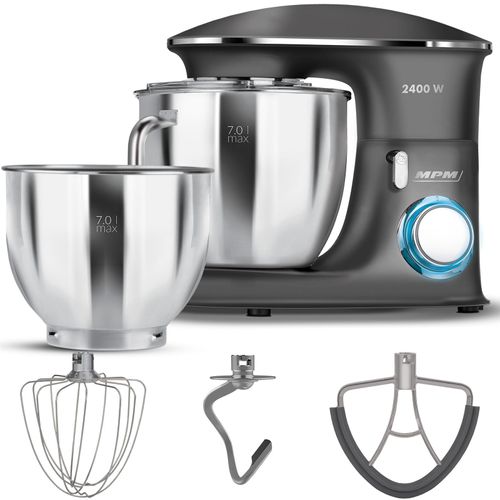 Planetarischer Küchenroboter 2 Schüsseln inklusive MPM MRK-23 2400 W
