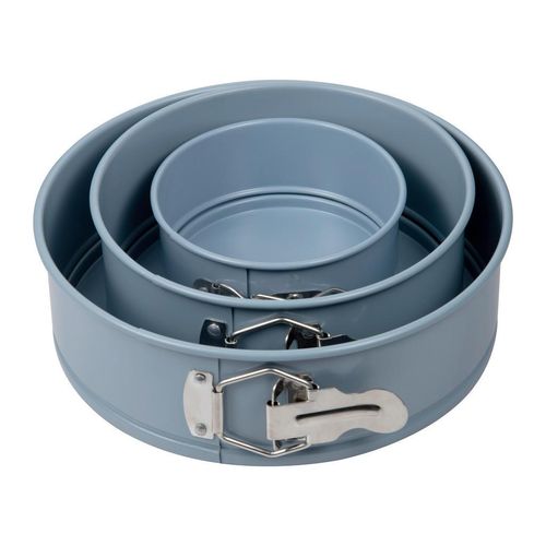 SAN Ignacio Backformenset Noia , Pastellblau , Metall , einfache Reinigung , Backen, Backformen, Backformen-Sets