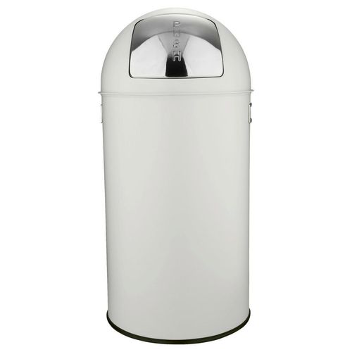 P & B Abfalleimer, Beige, Metall, 50 L, 74 cm, Küchen, Küchenausstattung, Mülleimer
