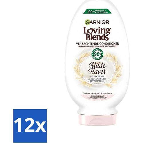 Garnier Loving Blends Milde Haferspülung 250 ml - Vorteilspack - 12 Stücke