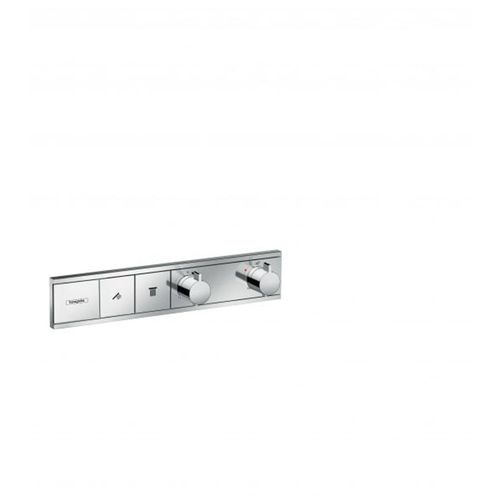 Thermostat RainSelect f UP-Thermostat 2 Verbraucher chrom verchromt Unterputz Fertigset 2 Verbraucher