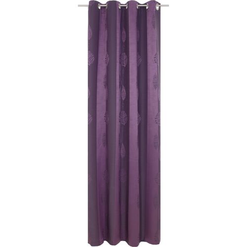Vorhang WIRTH "ILSENBURG" Gr. 4, lila, B:135cm H:245cm, Jacquard, Polyacryl, Polyester, Gardinen