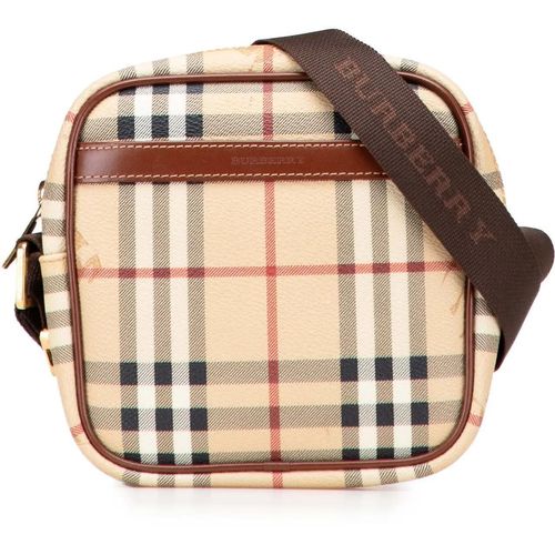 Burberry Hobo Bags - Haymarket Check Coated Canvas Crossbody - Gr. unisize - in Braun - für Damen Image