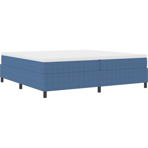 Plattformbettgestell Blau 200 x 200 cm Cordstoff