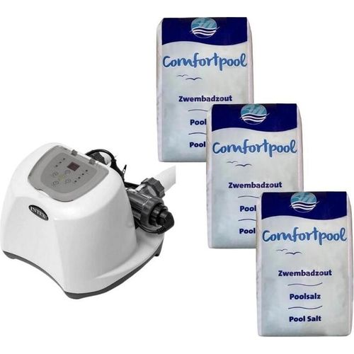 Intex - Salzwassersystem 26668GS & Poolsalz 60 kg