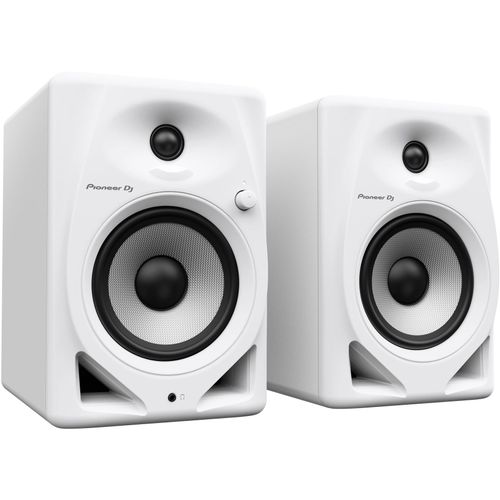 Pioneer DJ DM-50D-W Monitorlautsprecher (Paar) – Bassreflex – 2 x 25 W – DJ- oder Produktionsmodus – Weiß