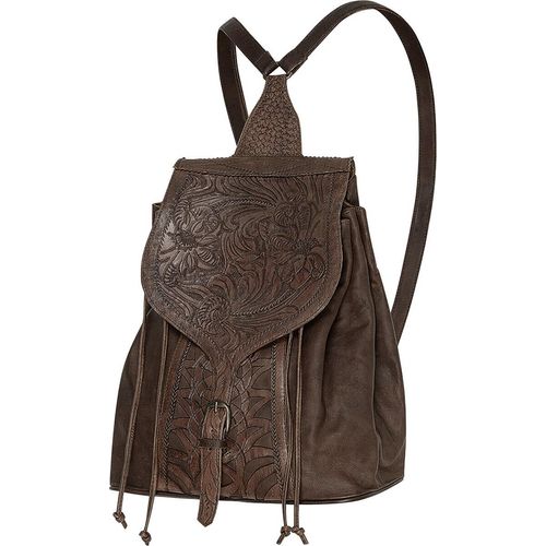 Stars & Stripes Rucksack Rindsleder »ENOLA« Braun