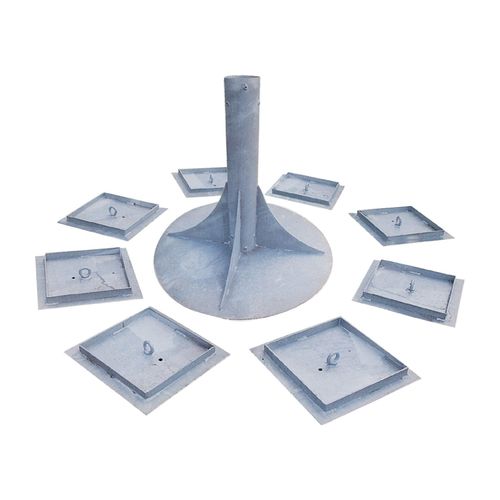 Huck Seilspielgeräte Cheops-Pyramide "Maxi", Zum Eingraben