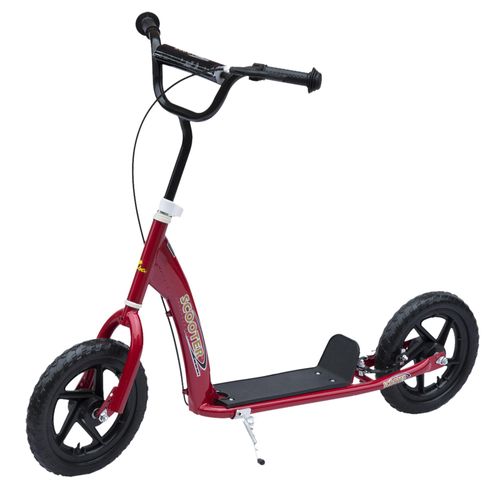 Kinderroller Scooter Tretroller mit verstellbarem Lenker, großen Rädern und Hinterbremse Kickscooter 12 Zoll Cityroller für 5-12 Jahren Jungen und Mäd