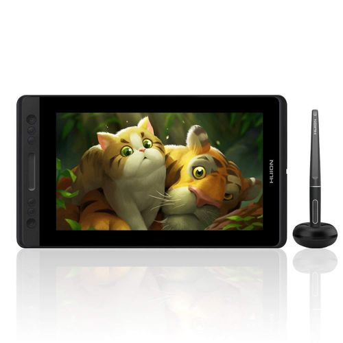 HUION Kamvas Pro 13 Grafiktablett mit HD-Display 33,8 cm (13,3 Zoll), Zeichenmonitor, ideal für Malerei, Fotobearbeitung und Heimarbeit, kompatibel mi