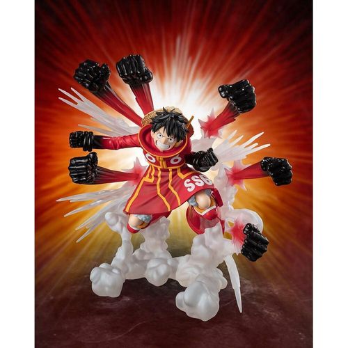 One Piece Ruffy Gum Gum Hawk Gatling Actionfigur, 15 cm