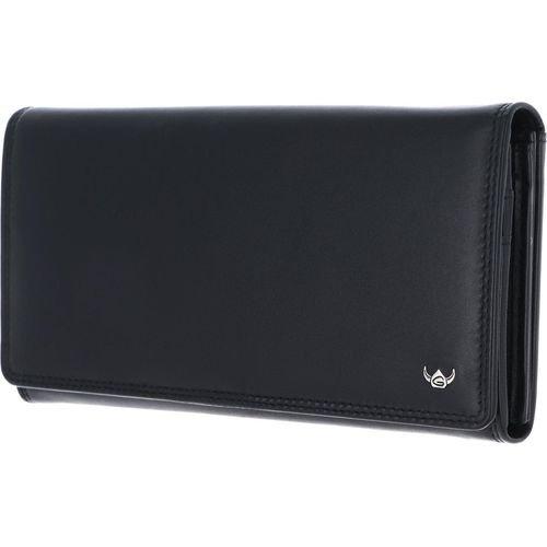 Golden Head Leder Geldbörse Polo RFID Protect Damenbörse 2802 Schwarz