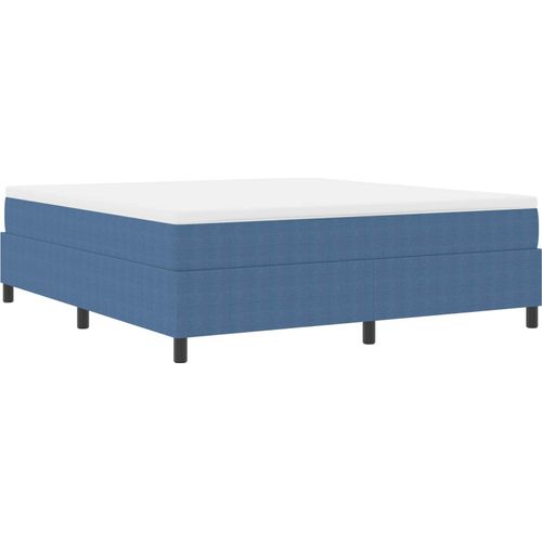 Plattformbettgestell Blau 180 x 200 cm Cordstoff