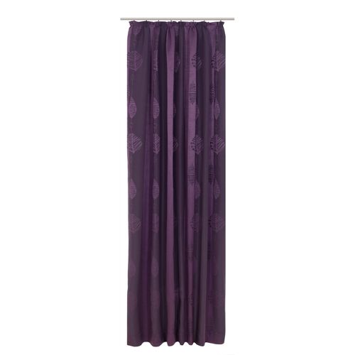 Vorhang WIRTH "ILSENBURG" Gr. 2, lila, B:135cm H:175cm, Jacquard, Polyacryl, Polyester, Gardinen
