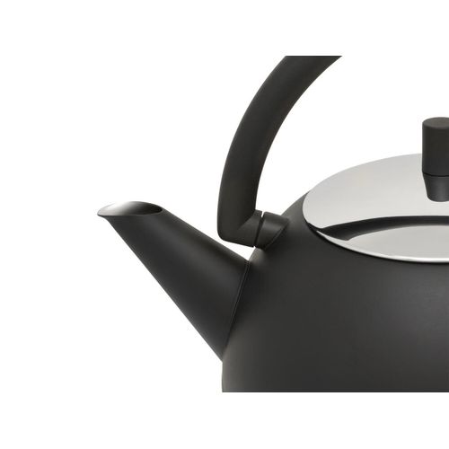 bredemeijer Saturn Teekanne 1,2 l schwarz, silber