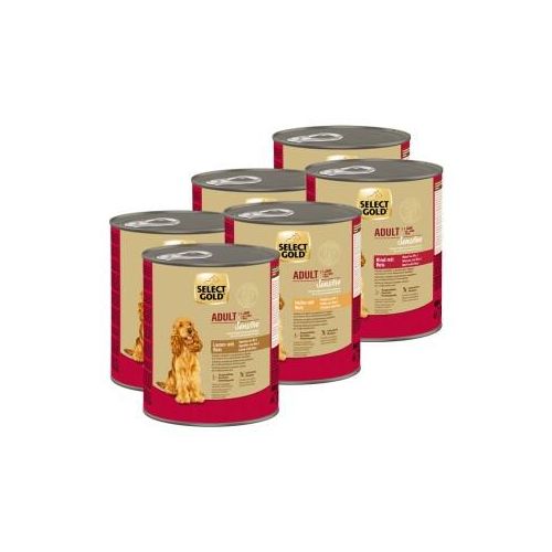 SELECT GOLD Sensitive Adult Mixpaket 6x800g Mixpaket 1