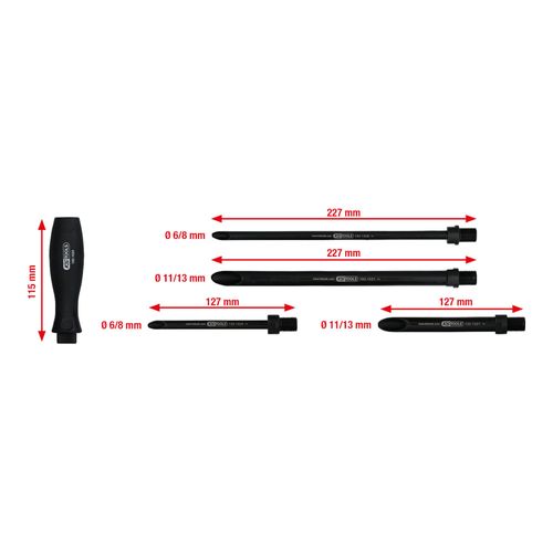 KS Tools Kabelführungshilfe-Satz, 5-tlg (150.1025)