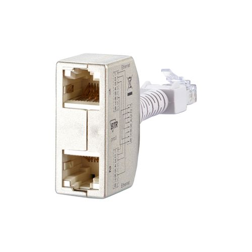 BTR NETCOM Cable-sharing-Adapter Ethernet/Ethernet 130548-03-E Set)