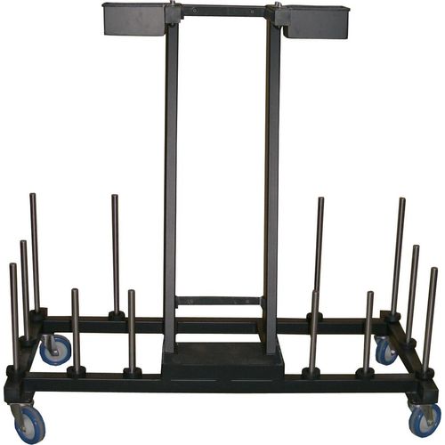 Get-Fit Langhantelwagen ohne Langhanteln, Hantelständer, Langhantelständer