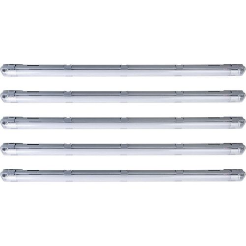 5er Set LED Wannenlampen, Tageslicht, L 157 cm, VT-15028