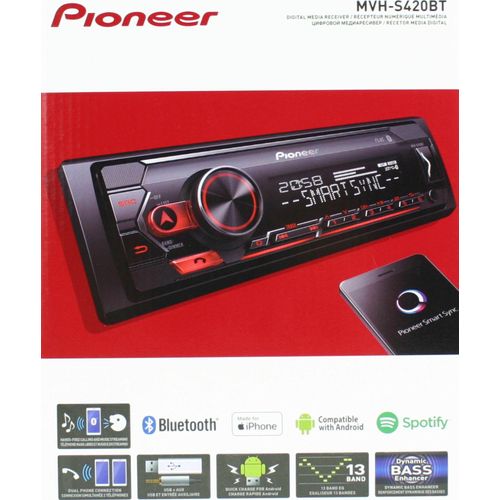 Pioneer MVH-S420BT - Bluetooth | Spotify | USB | Android | iPhone | Autoradio