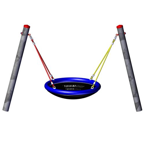 Huck Seilspielgeräte Einzelschaukel "Mini-M", Mit Mini-Vogelnest