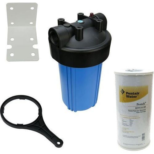 Hauswasserfilter 10 Zoll BigBlue Vorfilter Gartenfilter Brunnen + Eisenfilter RFFE10-BB