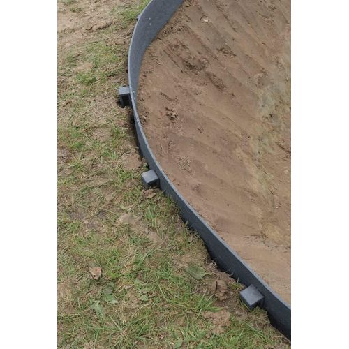 Teichrandsystem 14 cm L=15 m Flex Board ideale Teichrandgestaltung Beeteinfassungen