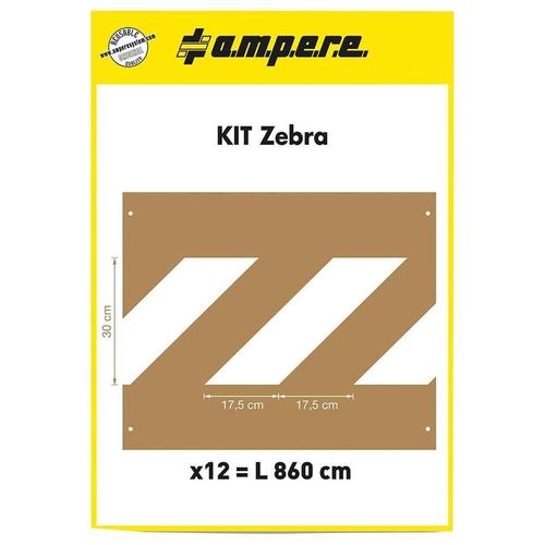 Schablonenset Schablonen KIT Zebra