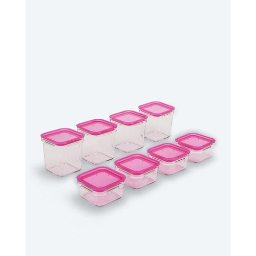 Frischhaltedosen eckig, 8tlg.