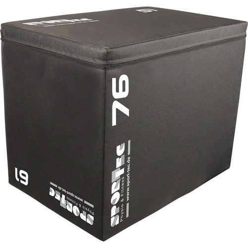 Sport-Tec Sprungtrainer 3-in-1 Soft Plyo Box, 76x61x51 cm