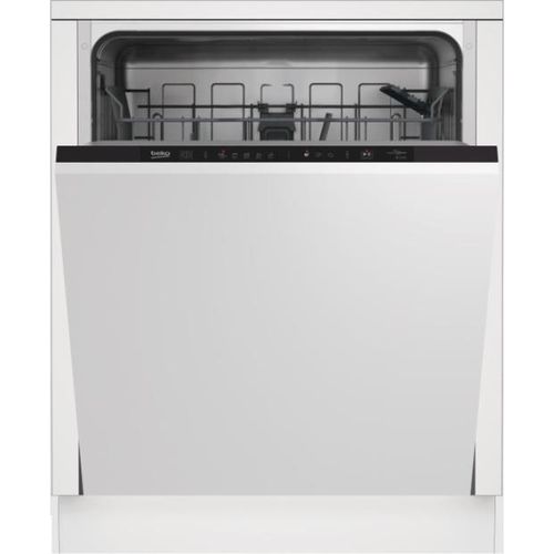 Beko b100 BLVI74F, Voll integriert, Standardgröße (60 cm), Schwarz, LED, Edelstahl, Standard
