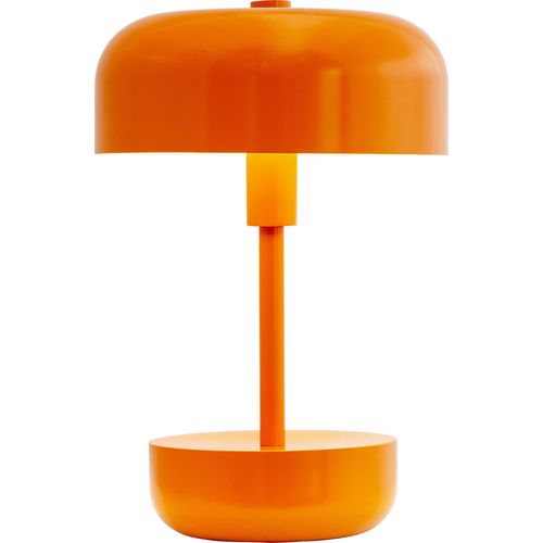 Tischlampe, Kabellos Dimmbar Tischleuchte, Led Tischleuchte Metall, Leselampe, USB Wiederaufladbare, Haipot orange