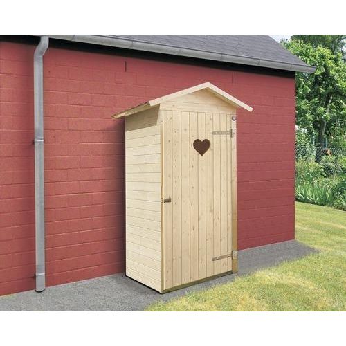 Gartenhaus weka Herzerl mit Fußboden 105 x 108 cm natur