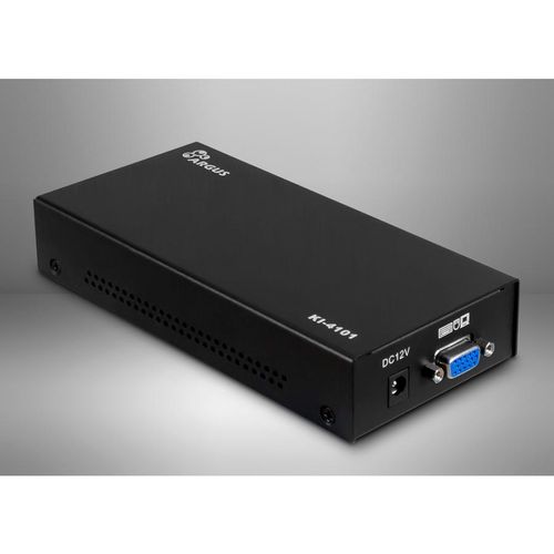 Inter-Tech KVM KI-4101, RJ-45, Schwarz, Aktivität, Link, -10 - 60 °C, -30 - 70 °C, 0 - 80%