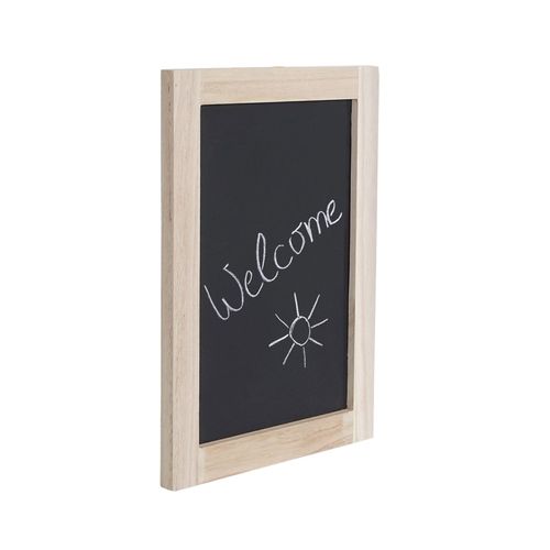 Wandtafel MCW-C18, Kreidetafel Schreibtafel Schiefertafel Dekotafel Notiztafel ~ 40x30cm