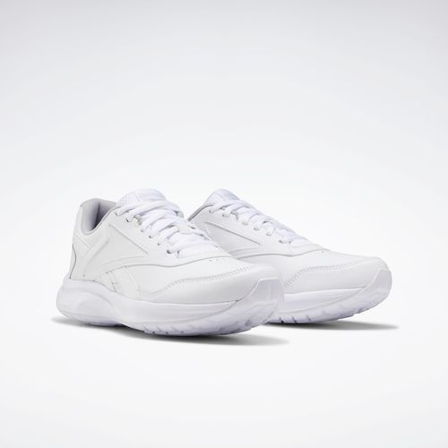 Walkingschuh REEBOK "WALK ULTRA 7.0 DMX MAX", Damen, Gr. 40,5, weiß, Leder, Synthetik, Schuhe Walkingschuh
